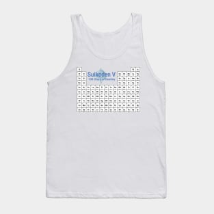 Suikoden V: 108 Stars of Destiny Periodic Table Tank Top